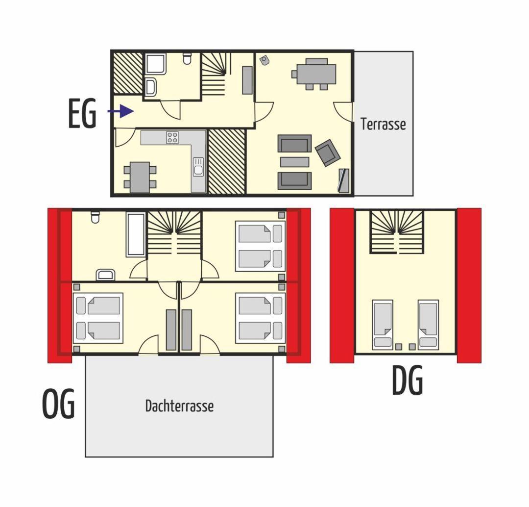 Haus Anne Villa Norddeich  Luaran gambar